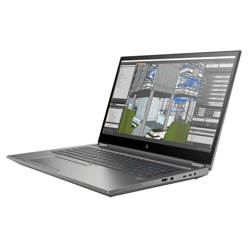 HP ZBook Fury 15 G8 Mobile Workstation for professional 3D rendering and engineering. لابتوب HP ZBook Fury 15 G8 لمحطة عمل متنقلة مخصصة للرندرة والهندسة.