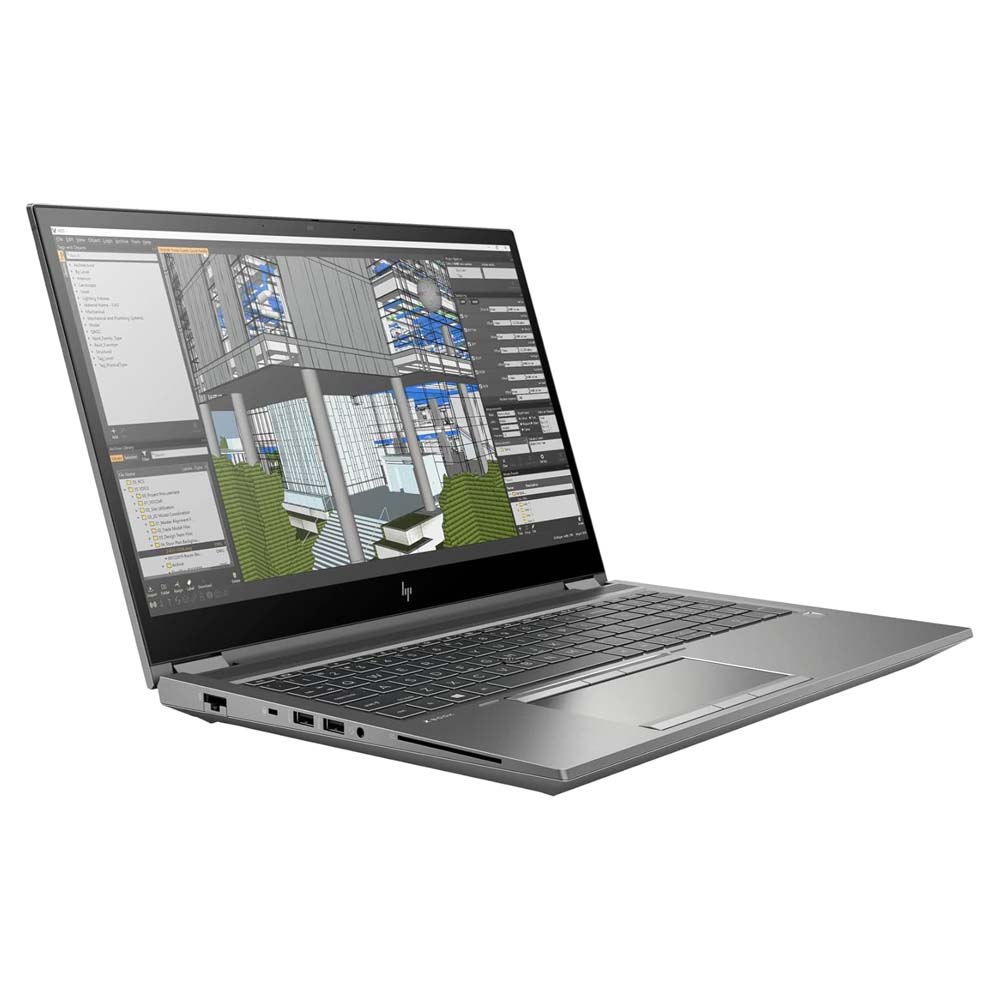 HP ZBook Fury 15 G8 Mobile Workstation for professional 3D rendering and engineering. لابتوب HP ZBook Fury 15 G8 لمحطة عمل متنقلة مخصصة للرندرة والهندسة.