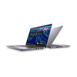 Dell Latitude 5420 silver business laptop showing front and side profile